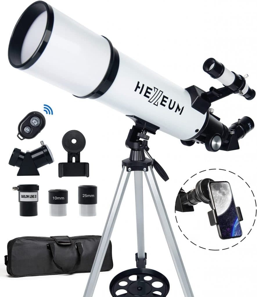 HEXEUM - 80mm - Portable Refracting Telescope HEXEUM - 80mm - Portable Refracting Telescope
